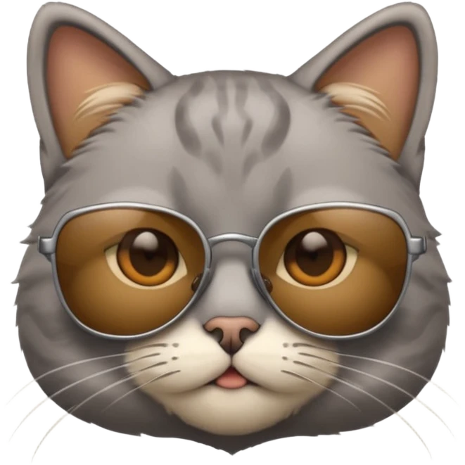 Cat wearing sunglasses emoji