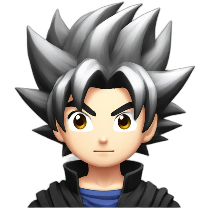 Songoku black hair  emoji