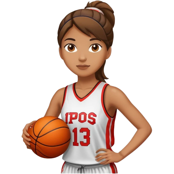 Basketball player female emoji