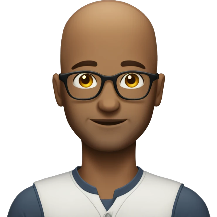 men in 30s bald he is it guy but he doesnt have glasses emoji