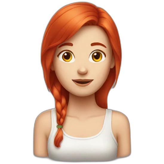 girl with red hair emoji