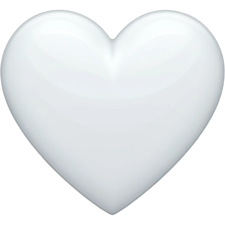 White heart emoji