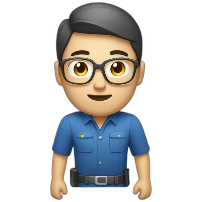 Stive Jobs with xiaomi emoji