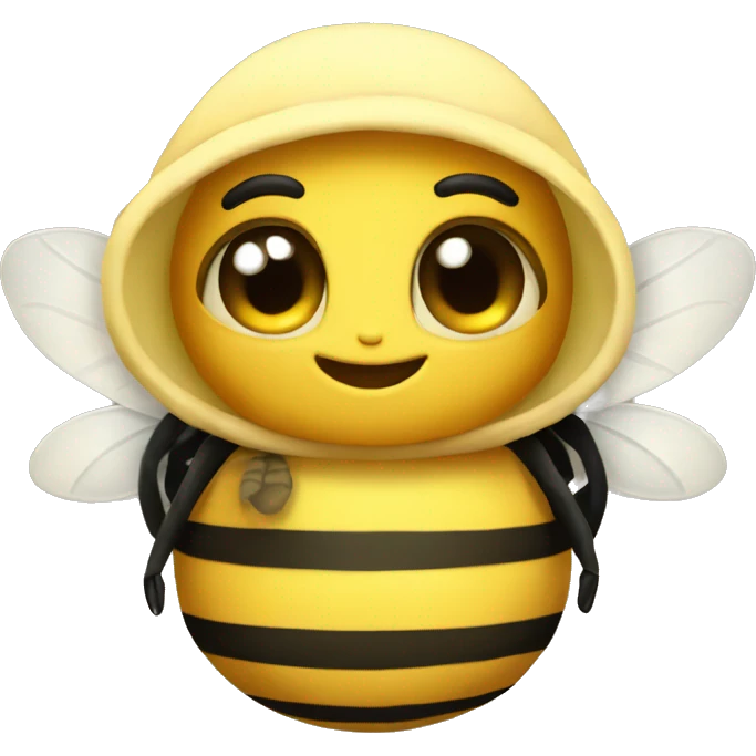 Cozy bumble bee emoji