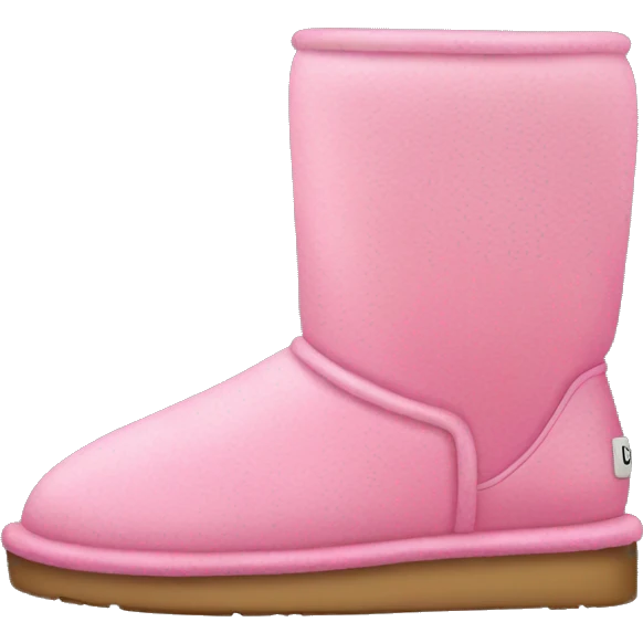 Pink ugg emoji