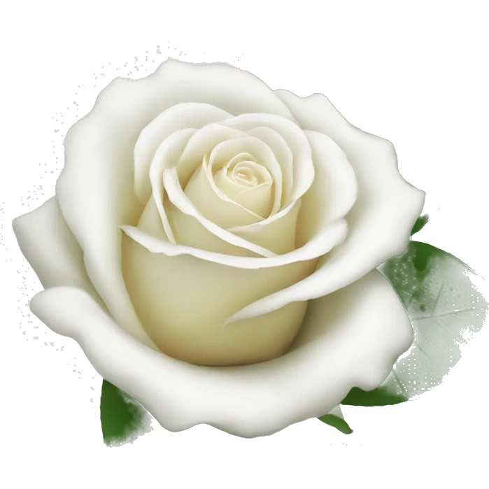 White rose emoji