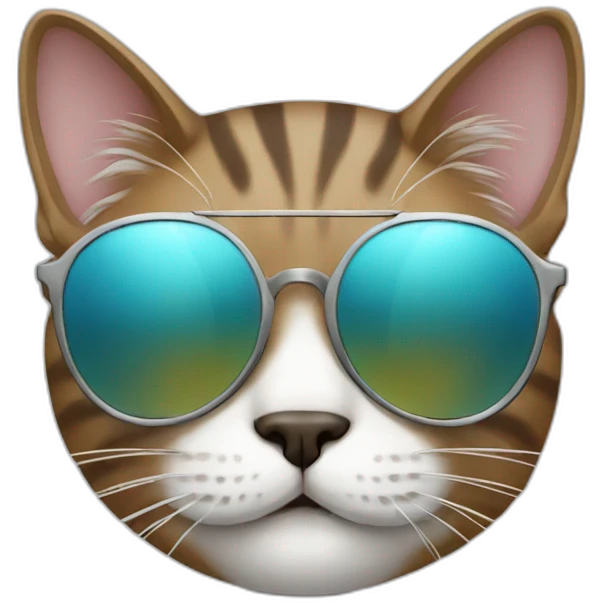 Cat with  sunglasses emoji