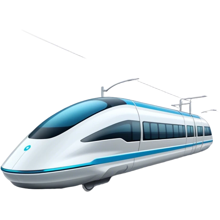 Maglev train emoji