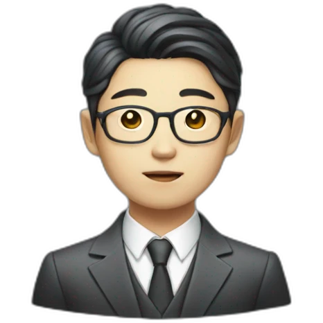 Korean boy ceo villain emoji