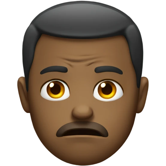 Very very very sad and also angry emoji