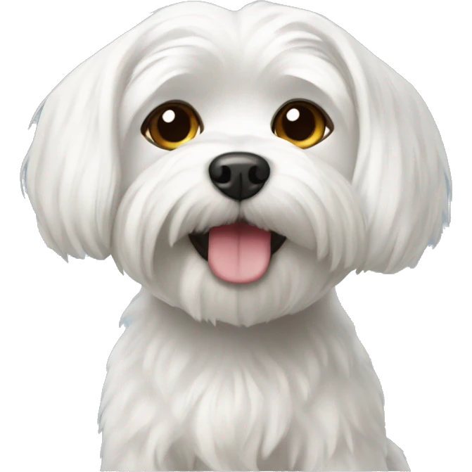 Maltese dog emoji