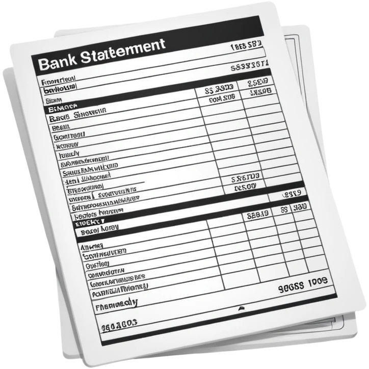 Upload bank statement emoji