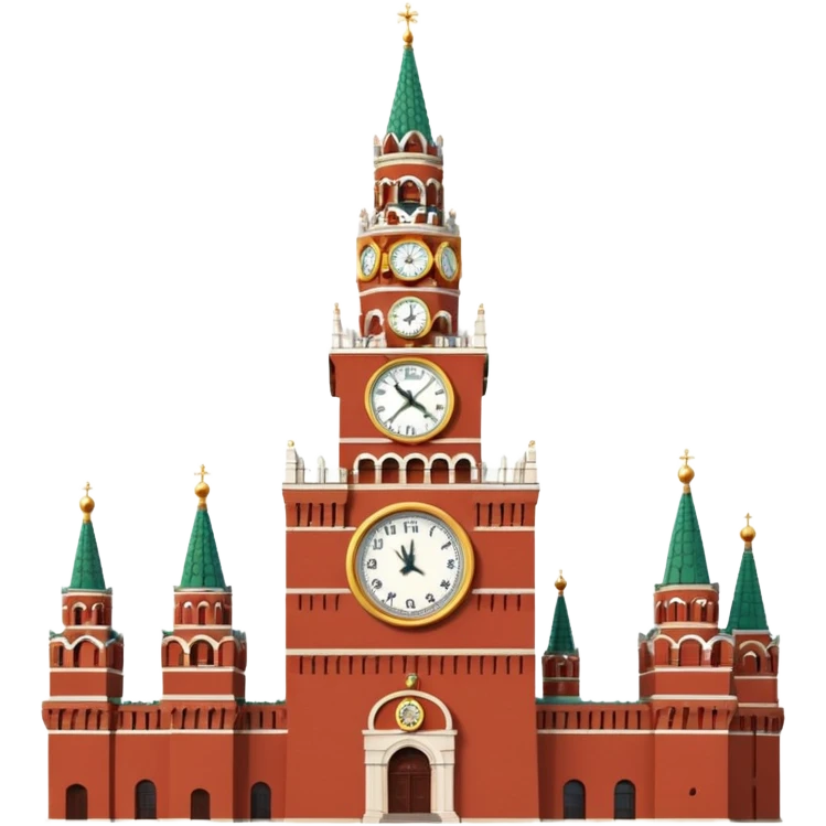 Spasskaya Tower Moscow emoji