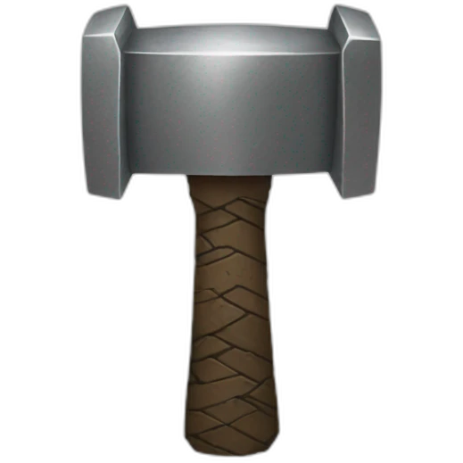 Thor hammer emoji
