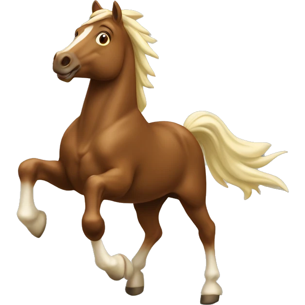 Cheval qui saute  emoji