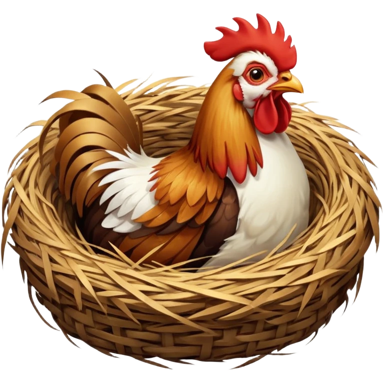 Rooster nest emoji