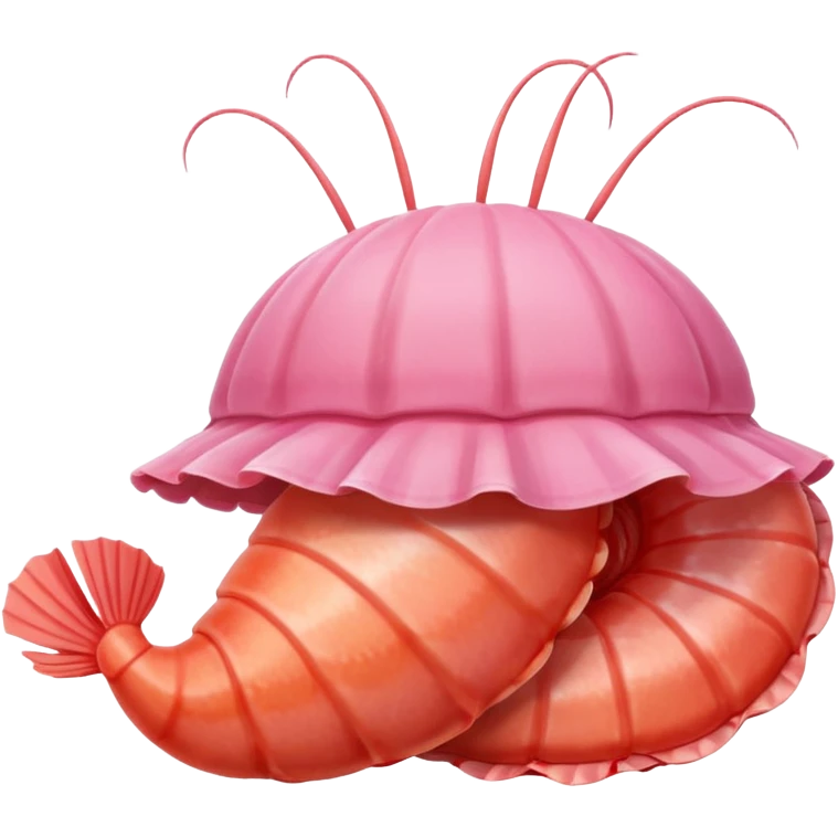 shrimp hat emoji