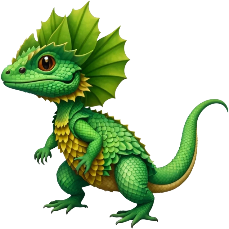 frilled lizard emoji