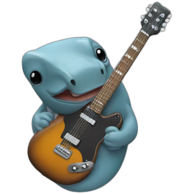 platypus head guitar emoji