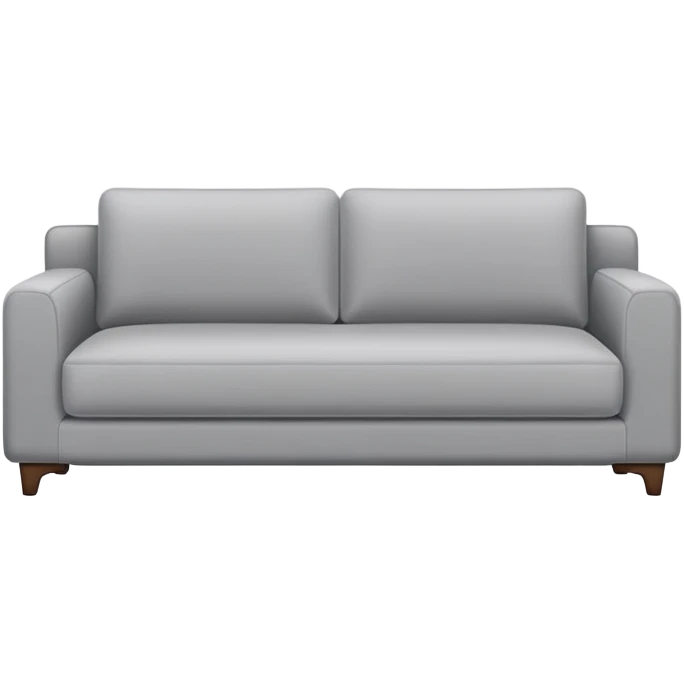 minimalist sofa with clean lines emoji
