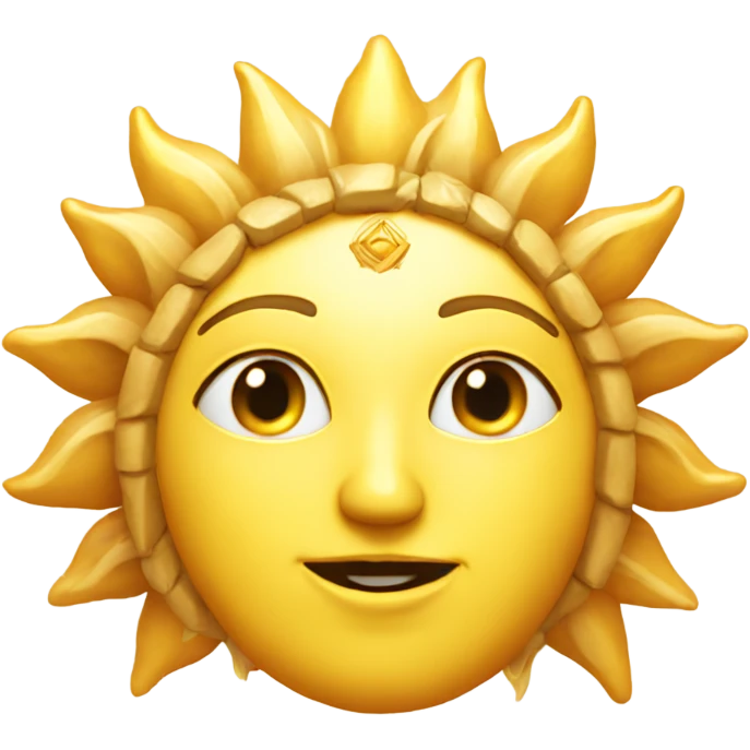  female sun god emoji