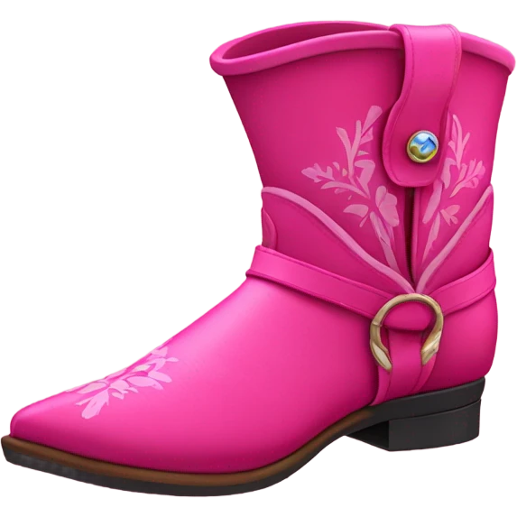 Pink Cossack boots emoji