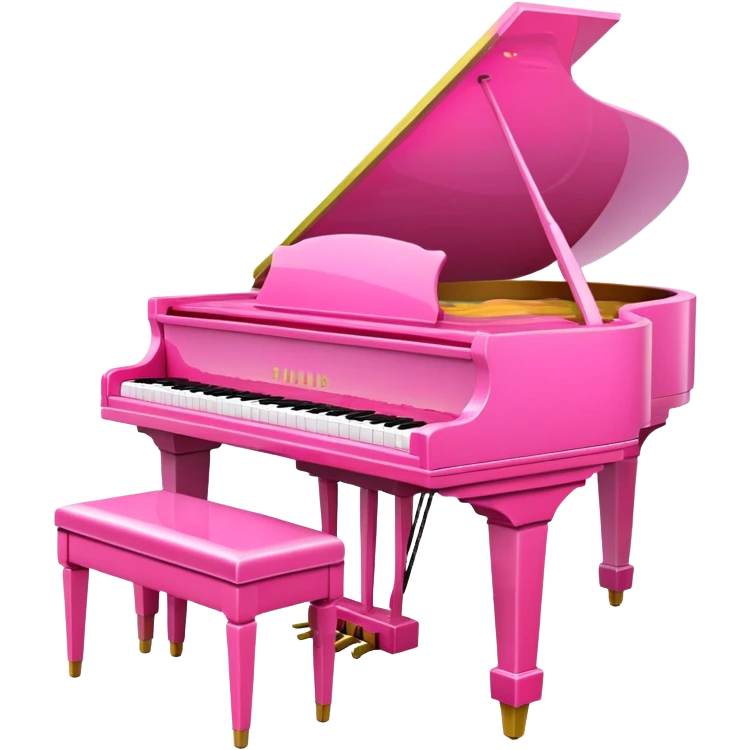 Pink piano  emoji
