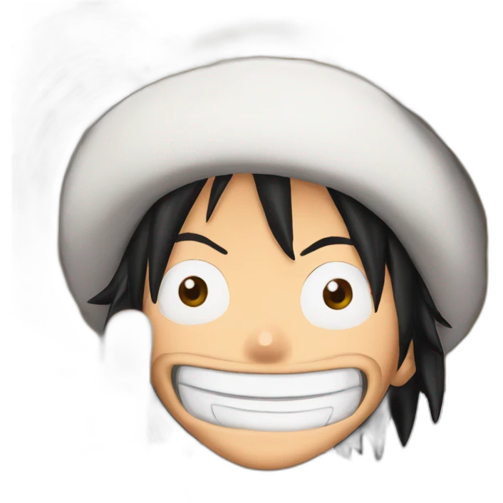 luffy les doigts dans le nez emoji