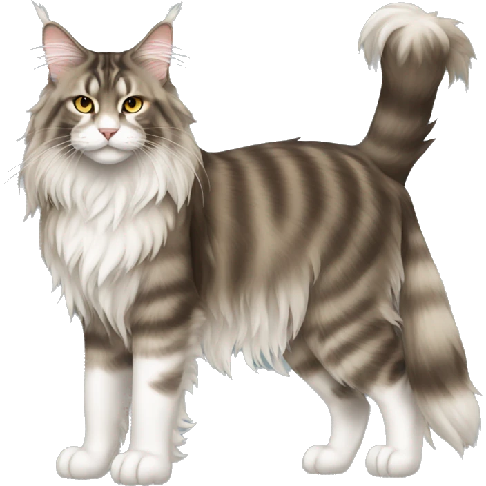 Maine Coon Full Body emoji
