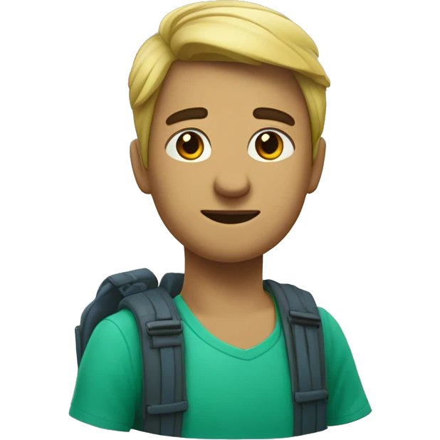 Criar número 2 fundo verde letra azul emoji