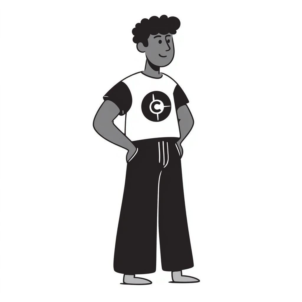 Big strong Black man with broad shoulders and a confident stance emoji