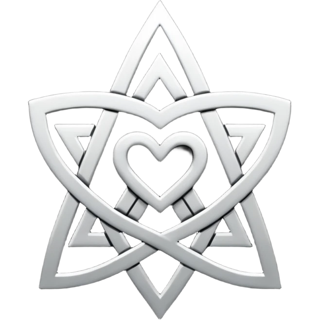 A heartagram emoji