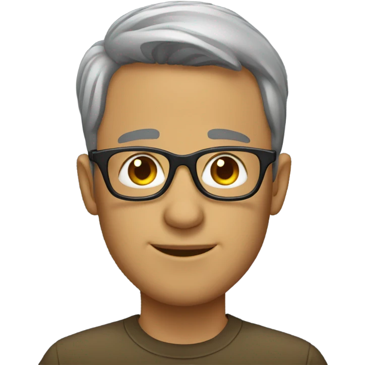 Husband wearing glasses emoji