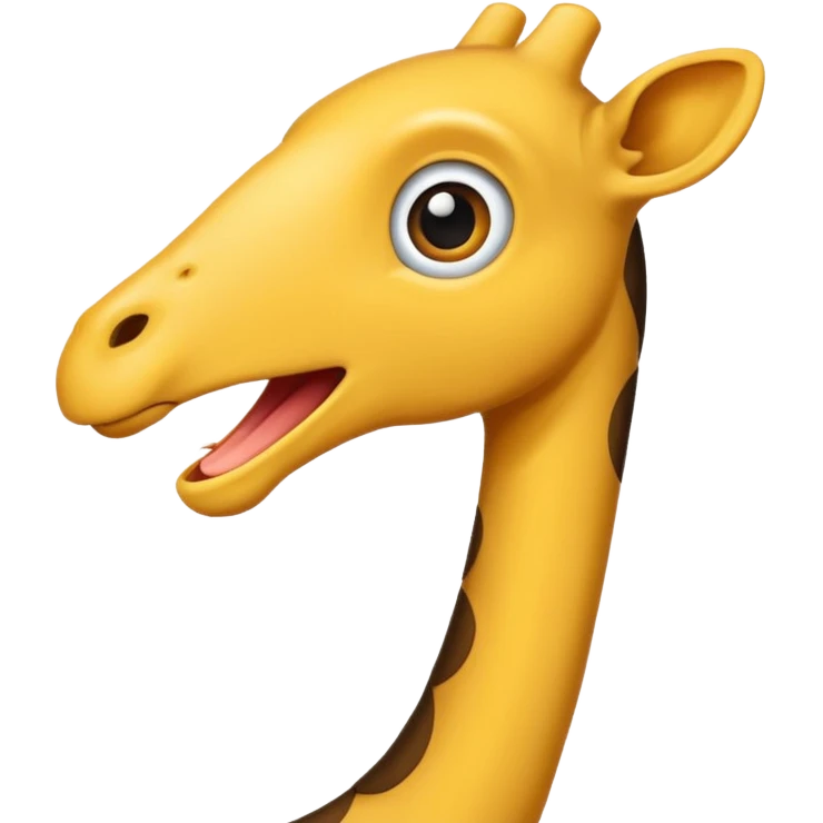Long neck human emoji
