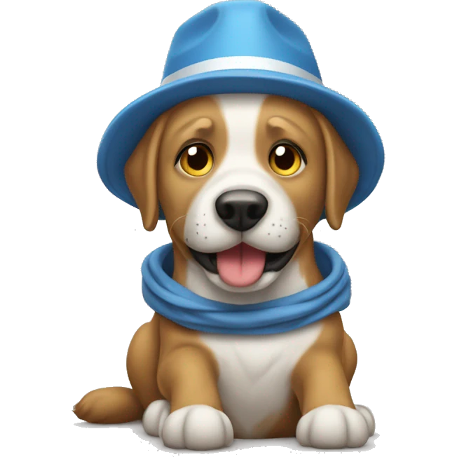 Un perro mandando a callar  emoji