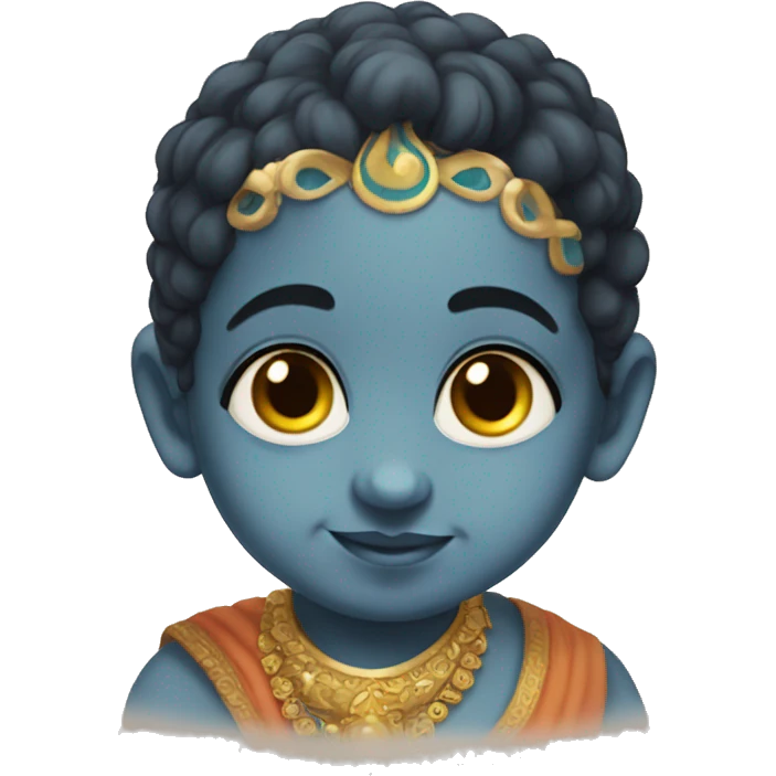 cute baby krishna emoji