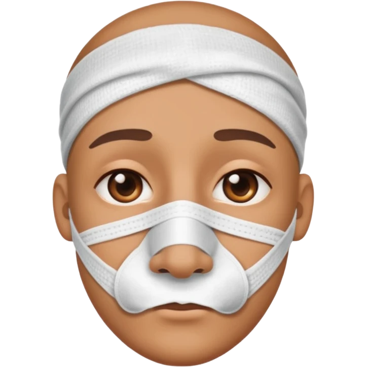 a big nose with a bandage on it (no face)
 emoji