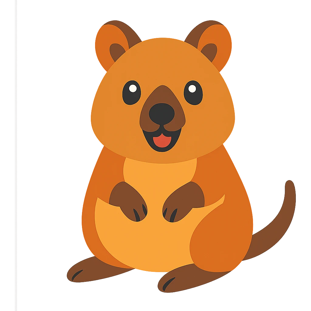 cute quokka emoji