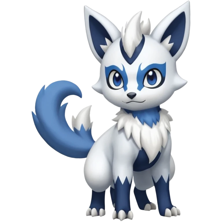 Minun-Meowstic-Absol-Zangoose-fusion, full body emoji