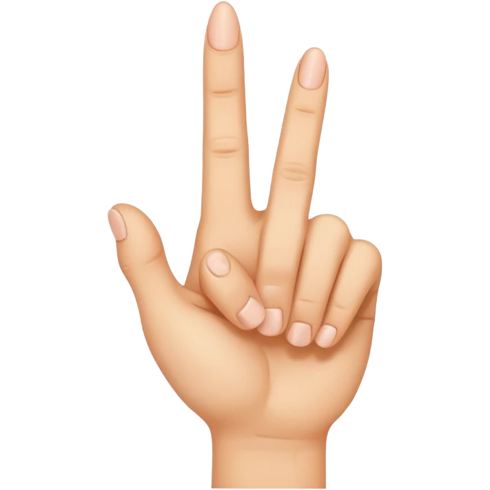 Middle finger emoji