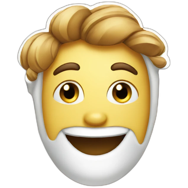 Smile and restaurant emoji