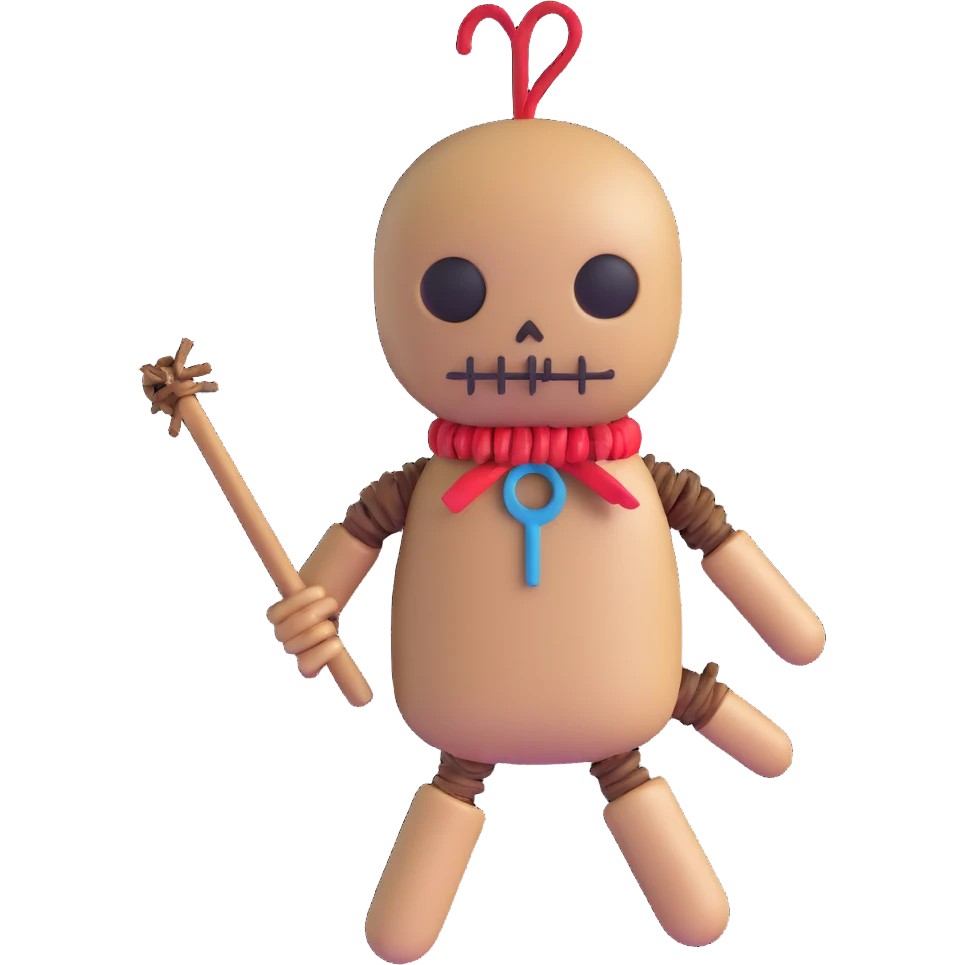 voodoo doll emoji