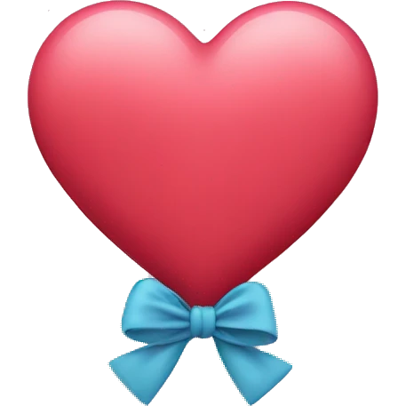 Heart with bow emoji