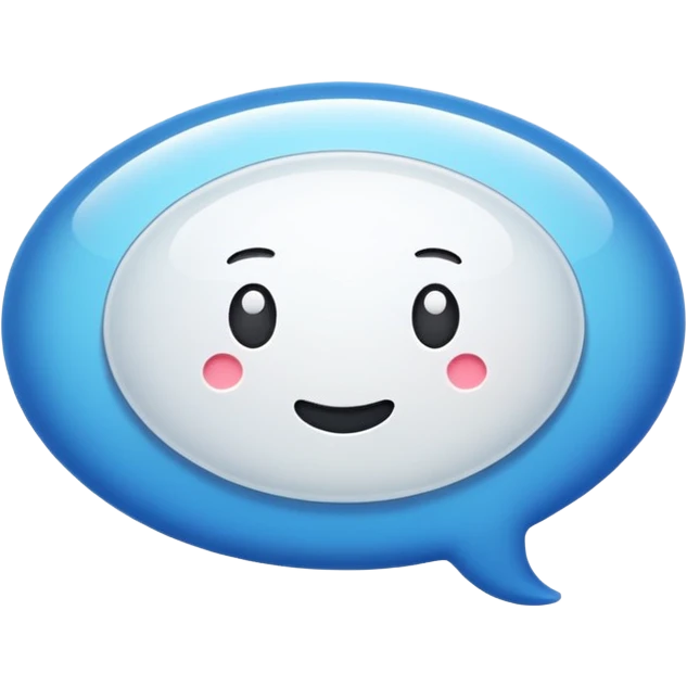 sms message bubble emoji