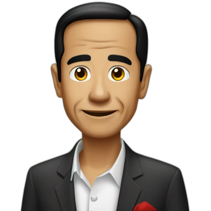 jokowi-with-red-face emoji