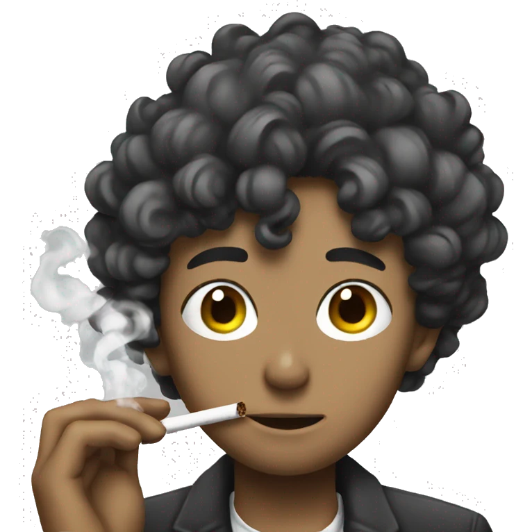 anime smoking emoji
