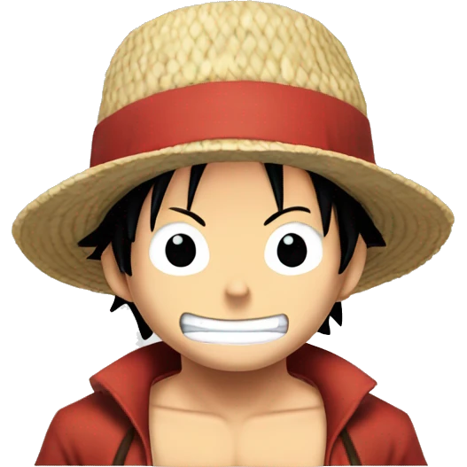 One piece luffy  emoji
