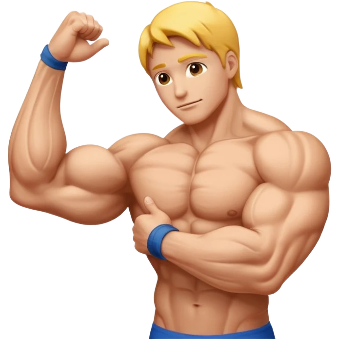 The arm flex but flipped on the vertical axis 💪 emoji