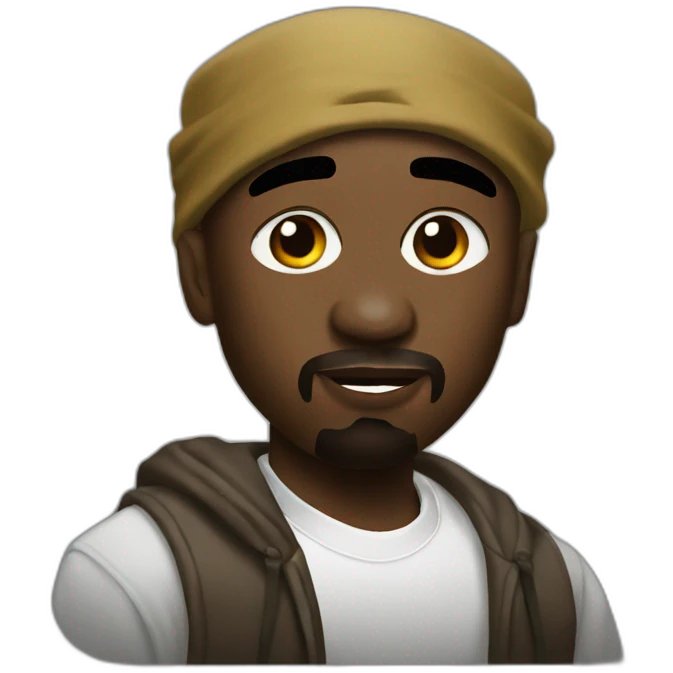 tupac emoji