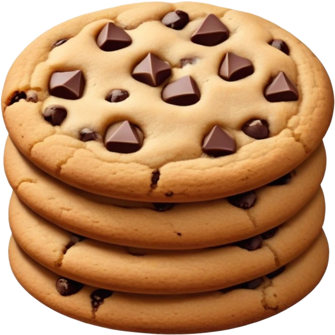 Pile of cookies emoji
